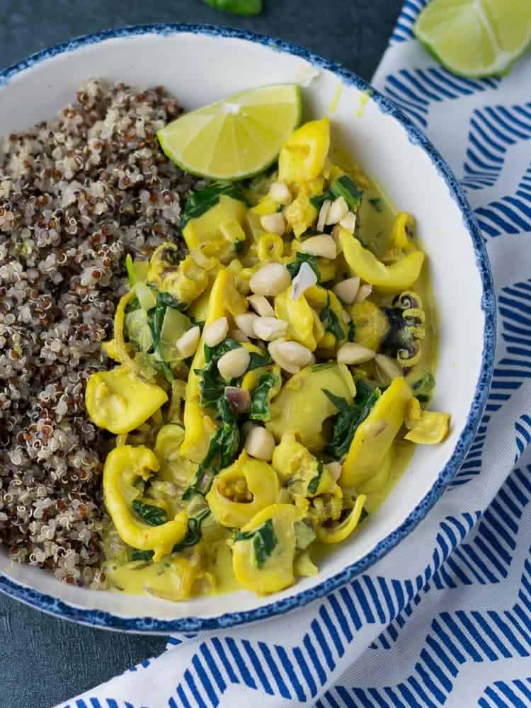 Coconut Squids Curry with Lime | Anita Healthy