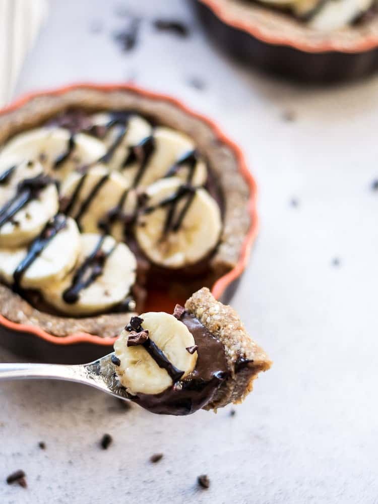 Tarteletes com recheio de chocolate