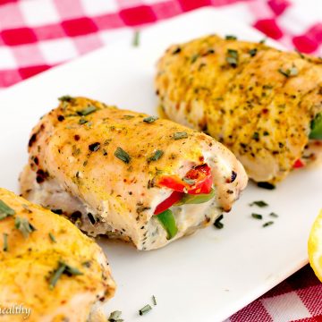 Frango recheado com pimentos | Anita Healthy