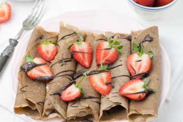 Crepes de chocolate sem glúten | Anita Healthy