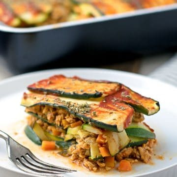Low Carb Zuchinni Lasagna