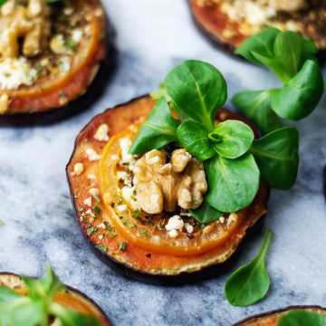Mini-Pizzas de Tomate e Feta
