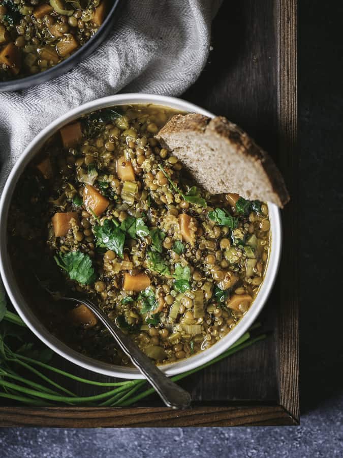 Sopa de lentilhas